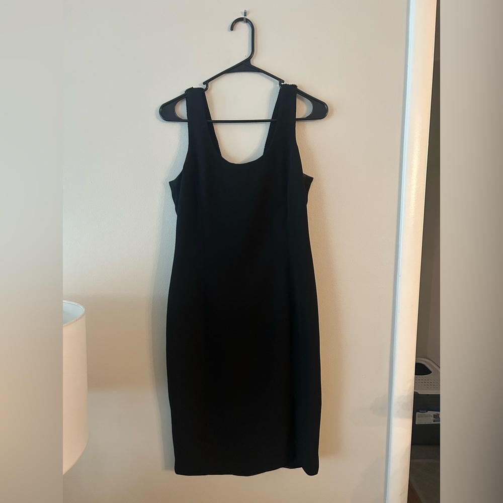 Dana Buchman Elegant Black Sleeveless Dress